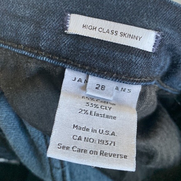 James Jeans Blue Camo High Class Skinny Jeans Sz 28 - Picture 8 of 9